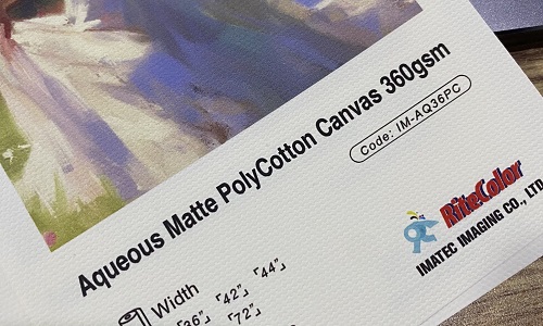 Poly Cotton Inkjet Canvas