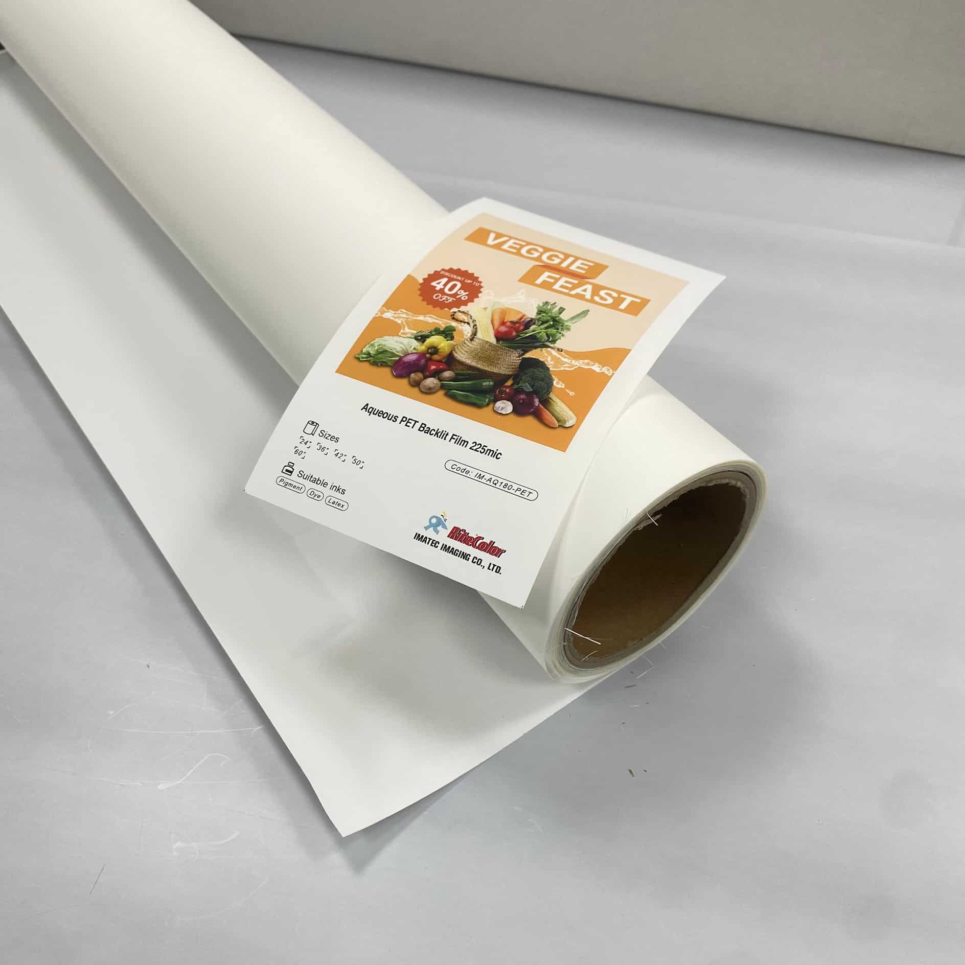 Durable backlit film material